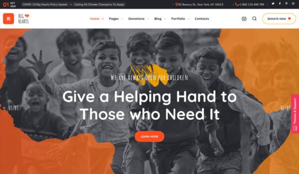 Charity Organization Website