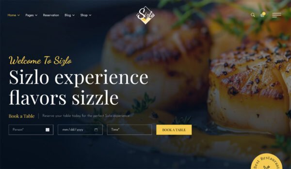 restaurant website